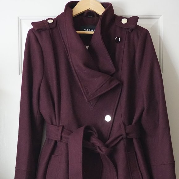guess wine coat